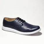 240 Zapato De Cuero Azul